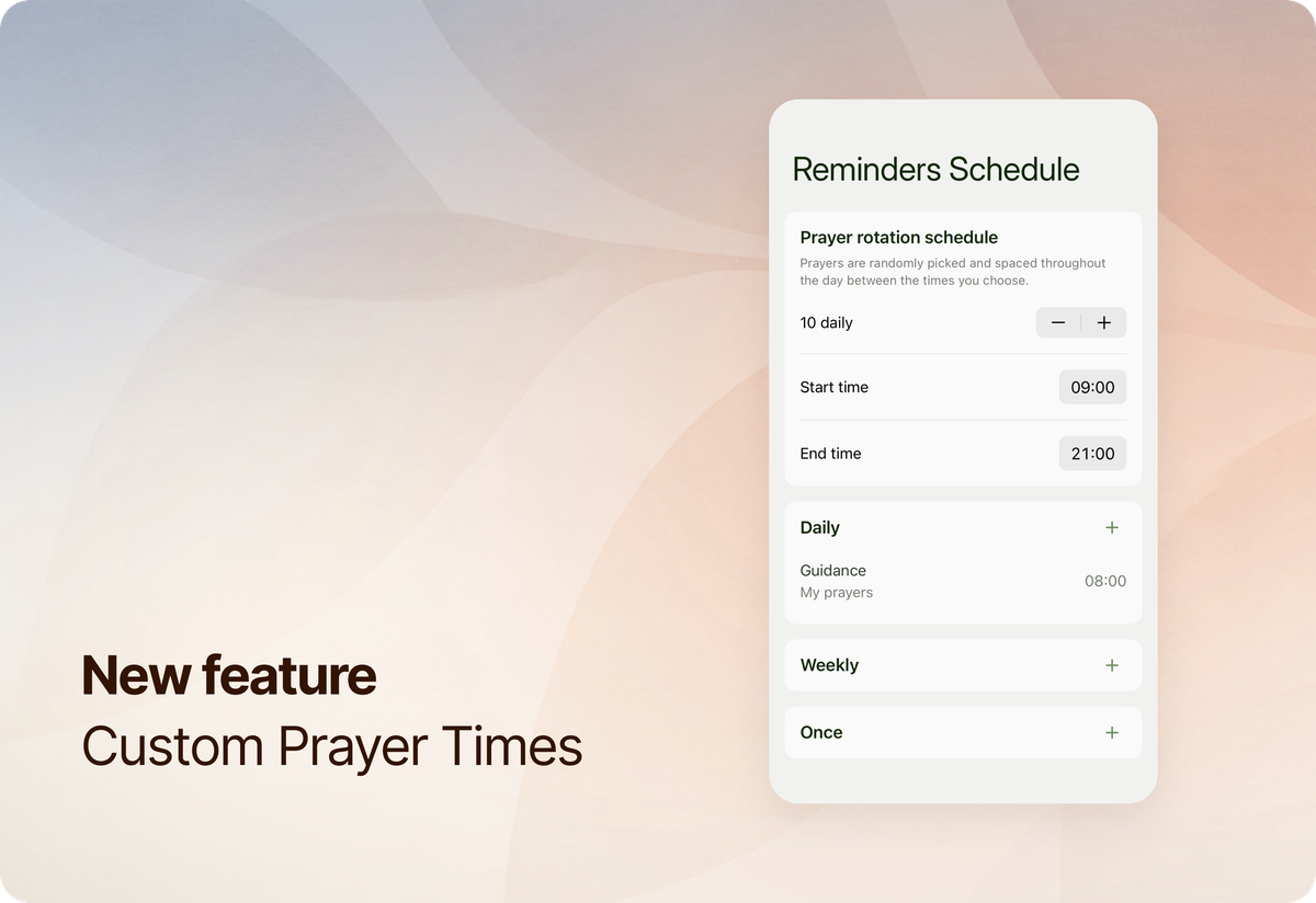 Custom Prayer Times · iOS 1.3.4